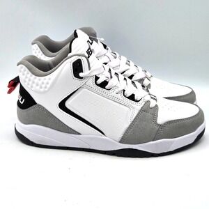 FUBU Men's  The Hustle  WHITE Athletic Leisure Sneakers Size 7 NEW‎ with TAGS
